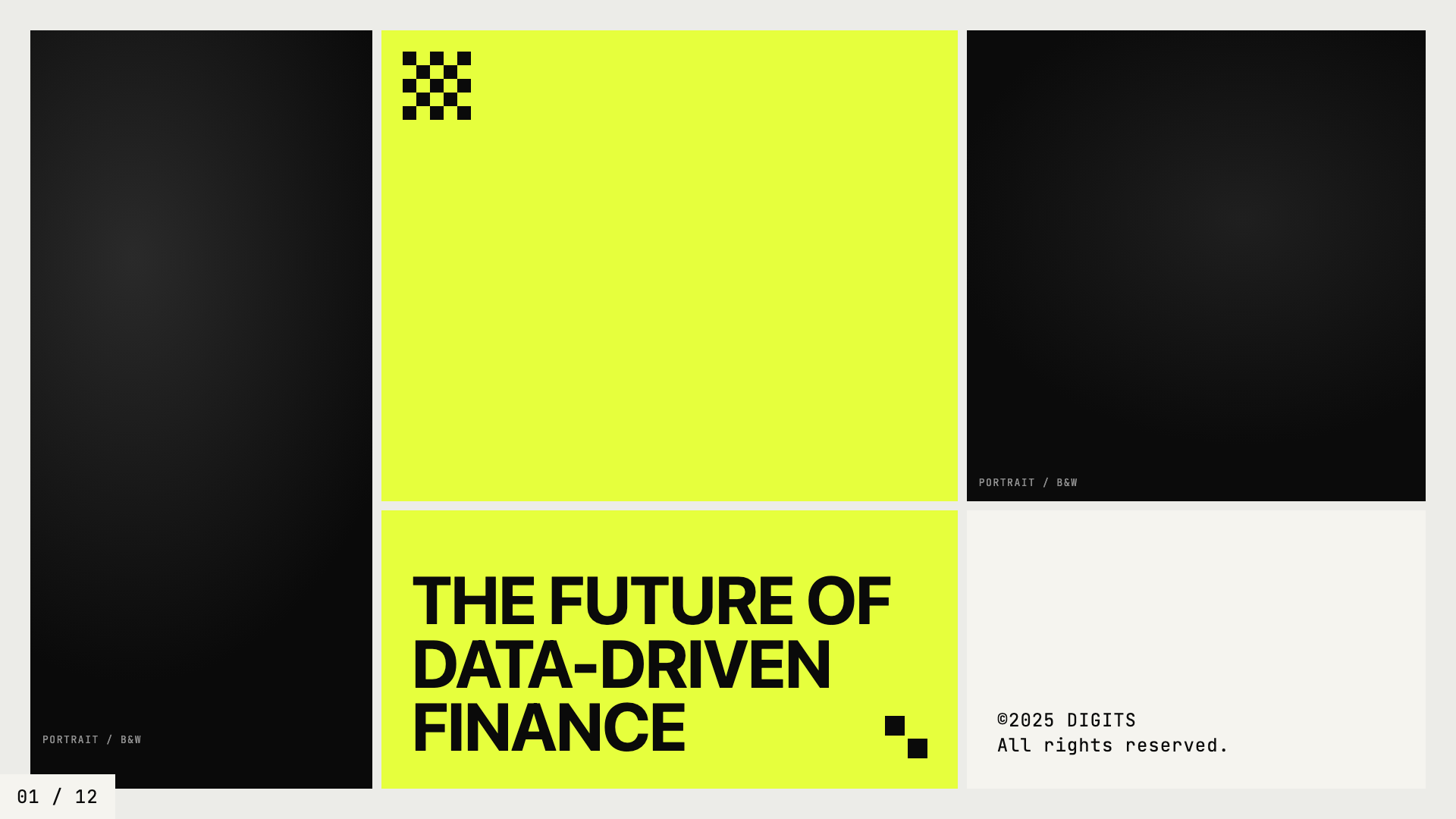 frontend-slides Neo-Grid Bold 模板预览