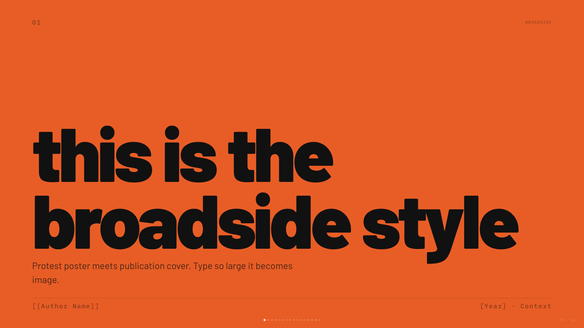 frontend-slides Broadside 模板预览